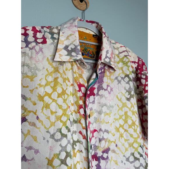 Silk Road by Robert Graham colorful button down top  - Picture 5 of 9